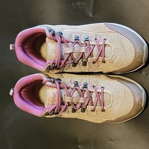 Vionic Cypress Tan Pink Comfort Hiking Outdoor Walking Boot Shoes Women’s